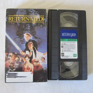 1992 VHS Tape: Star Wars - The Return of the Jedi
